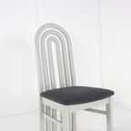 Set 4 Vintage Eighties Stoelen 'Meern' Nieuwe Bekleding thumbnail 15