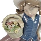 Lladro - 'Sweet Scent'- Spanje - Porselein - 1983 - Gesigneerd thumbnail 4