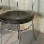 Set Van 4 Vintage Postmodern Italiaans Eetkamerstoelen thumbnail 6