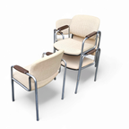 6 X Rare Arm Chair / Röder Und Söhne / 1970's / Probably By Miller Borgsen thumbnail 5