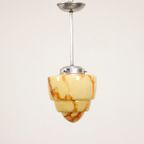 Antieke Vintage Art Deco Hanglamp thumbnail 2