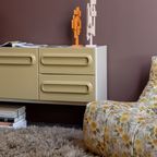 HKLIVING Fluffy Rond Vloerkleed Bruin thumbnail 2