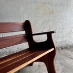 Brutalist Wooden Armchairs ( 3 Seat+2X1Seat Available) thumbnail 3