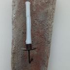 Terracotta Dakpan Met Kaarsenhouder Met Druipbescherming thumbnail 6