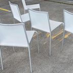 Set Van 6 Desalto 'zip' Eetkamerstoelen, Marco Maran, Italië thumbnail 2