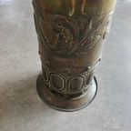 Brass Hall Stick / Umbrella Stand / With Small Water Bucket Inside thumbnail 5