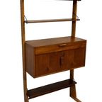 Vintage Wandmeubel Wandkast Teak Fineer Simpla Vrijstaand Ja thumbnail 11