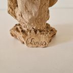 C Evers Vintage Beeld Aap Sculptuur thumbnail 2