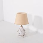 Unique Italian Design Ceramic ‘Flower’ Lamp / Tafellamp, 1970’S thumbnail 2