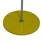 Gepo - Space Age Design / Mcm Floor Lamp - Eyeball - Yellow Base And Shade, Chrome Upright- Restored thumbnail 5