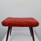 Footrest Fluffy Light Red thumbnail 5