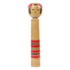 Grote Kokeshi Pop Xl Formaat Handgeschilderd Hout Japan Showa 48Cm thumbnail 4