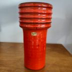 Vintage Oranje Vaasje Vaas Jaap Ravelli Jaren 60 thumbnail 7