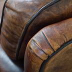 Set Van 2 Schapenleren Armchairs In Engelse Stijl Met Een Unieke Vormgeving En Mooie Kleuren thumbnail 18