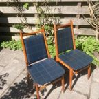 Twee Zeer Fraaie Vintage Eetkamer Stoelen thumbnail 2