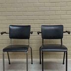 Set Van 2 Vintage Industriële Stoelen, Ahrend De Cirkel thumbnail 12
