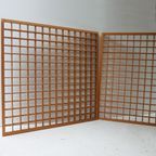 Vintage Scandinavische Houten Traliewerk Plafondplaten/ Traliepanelen, 1970S thumbnail 3