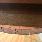 Antieke Petrin Tafel In Eikenhout Circa 1850 thumbnail 18