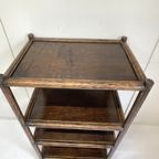 Manou Rek/Boekenkast Bamboe Plantentafel Vintage thumbnail 6