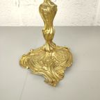 Antieke Vergulde Bronzen Louis Xv Kandelaars thumbnail 8