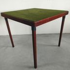 Unieke En Zeldzame Jaren 50 Green Brothers 'foldable' Regisseursstoelen Bridge Tafelset thumbnail 4