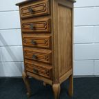 Vintage Queen Anne/louis Xiv/xv (stijl) Wandkastje Ladekastje thumbnail 15
