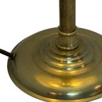 Art Deco - Xl Table Lamp - Holophane Glass - Brass Base, Teo Sockets thumbnail 10
