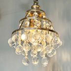 4 Beschikbaar ! Gemerkte Swarvski Hanglampen Vintage Kristal thumbnail 12