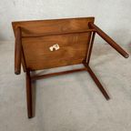 Vintage Bijzettafel – Teak – O.m.f. thumbnail 6