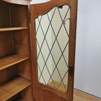 Vintage Queen Ann Kast, Vitrinekast, Buffetkast Boekenkast 7 thumbnail 13