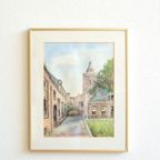 Goudkleurige Lijst Pastel Hofje thumbnail 5