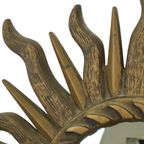 Sixties Sunburst Butler Spiegel Zonnespiegel Bol Glas Hars 43Cm thumbnail 9