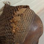 Set Van 2 Vintage/antieke Tchokwe Houten Maskers thumbnail 16