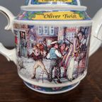 Vintage Sadler Theepot Uit De Klassieke Lyric-serie Gewijd Aan Charles Dickens "oliver Twist". thumbnail 5