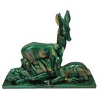 Frans Keramiek Art Deco Beeld Van Ch. Lemanceau, Jaren 30 thumbnail 5