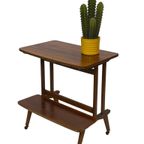 Vintage Bijzettafel Sidetable, Trolley Audio Meubel Jaren 60 thumbnail 2