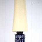 West Germany Vloerlamp Keramiek 942-45 Blauw Vintage thumbnail 10