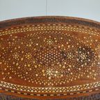 20e-eeuwse Anglo-indiase Ingelegde Botten Salontafel thumbnail 9