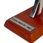 Scale Model Of An Airplane (Silver Plated) - Mounted On Wooden Base - Focke Wulf A 16 (1924) thumbnail 3