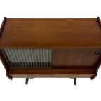 Vintage Kastje Compact Dressoir Jaren 60 Teak Fineer thumbnail 7