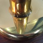 2x Messing Tafellamp Baulmann Leuchten, Duitsland Jaren 80 thumbnail 7