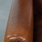 Grote, Royale Schapenleren Oorfauteuil Met Warme Kleuren En Een Prachtig Patina thumbnail 8