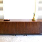 Mooie Vintage Palissander Lowboard Tv Kast Dressoir 249 Cm thumbnail 9