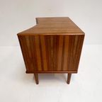 Engels Houten Kastje Met Messing Versiering, 1960'S thumbnail 6