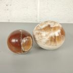 Duo Stenen Bollen (Calciet?) thumbnail 3