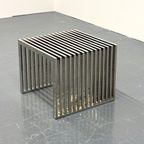 Eichholtz Carlisle Bijzettafel In Gepolijst Rvs thumbnail 3
