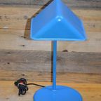 Bureaulamp Metaal Blauw Wit thumbnail 6