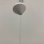 Mid-Century Minimalist Folded Glass Hanging Lamp, 1980’S thumbnail 7