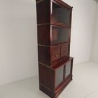 Engelse Mahoniehouten Boekenkast – Globe-stijl – Modulair – Eind 20e Eeuw thumbnail 2