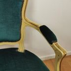 Brocante Vintage Franse Louis Xv Stoeltje, Fauteuil 304 thumbnail 13